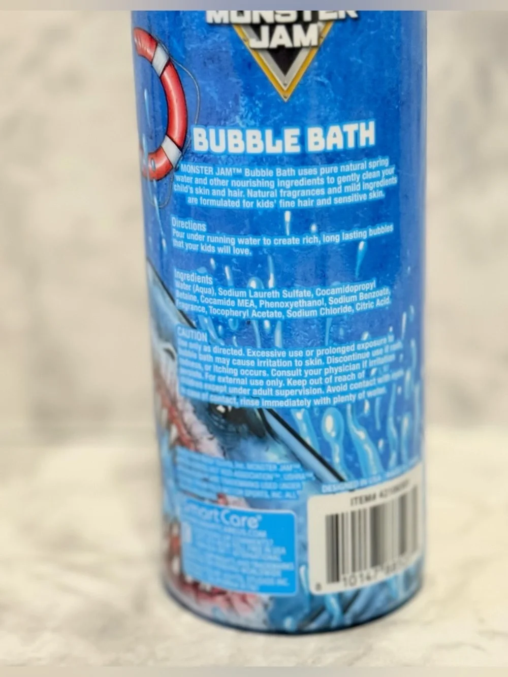 Monster Jam Bubble Bath 10 Fl oz - NEW